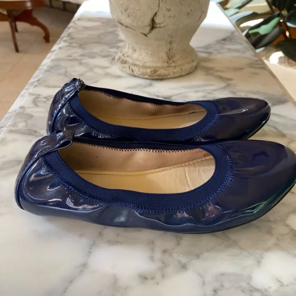 Yosi Samra Shoes Yosi Ys Samra Navy Patent Leather Poshmark